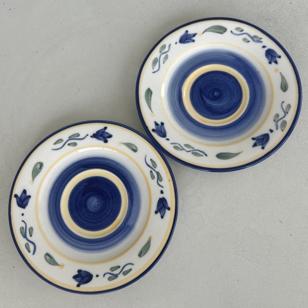 Sakura Venetto Sue Zipkin Dessert Plate 6.25 in x 1" Set of 2